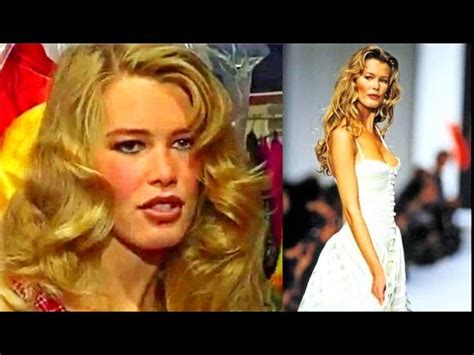 Claudia Schiffer supermodel interview .